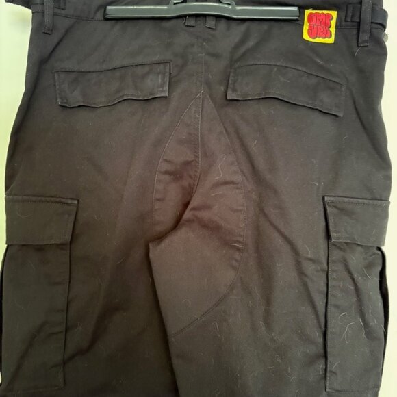 Empyre Loose Fit Black Cargo Skate Pants MED - Picture 11 of 14